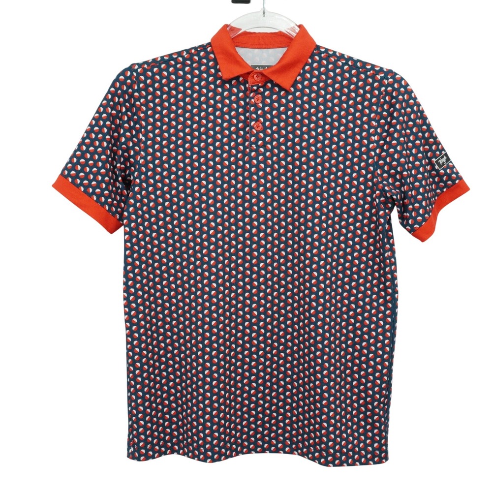 Waggle Bobby Short Sleeve Performance Golf Polo Youth Boys Size Large